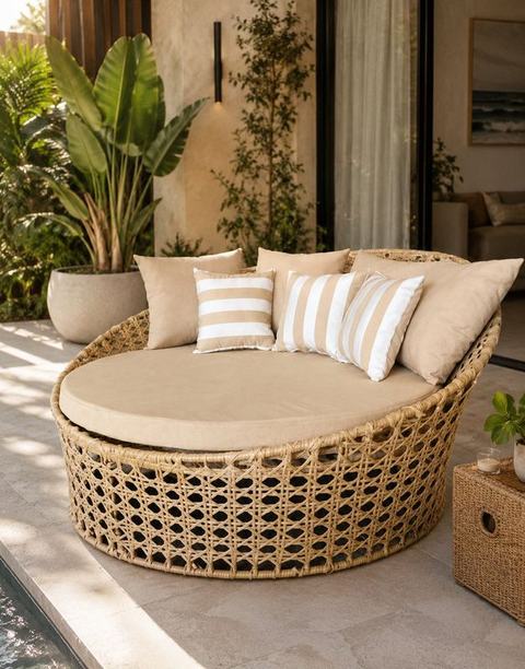 Asoleadero Rattan Bejuco