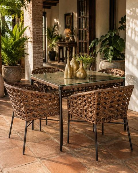 Comedor Equipalito Rattan Bejuco